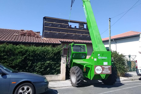 Extension ossature bois, la Teste de Buch