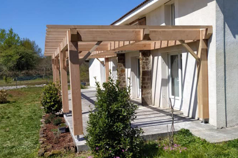 Pergola à Lüe